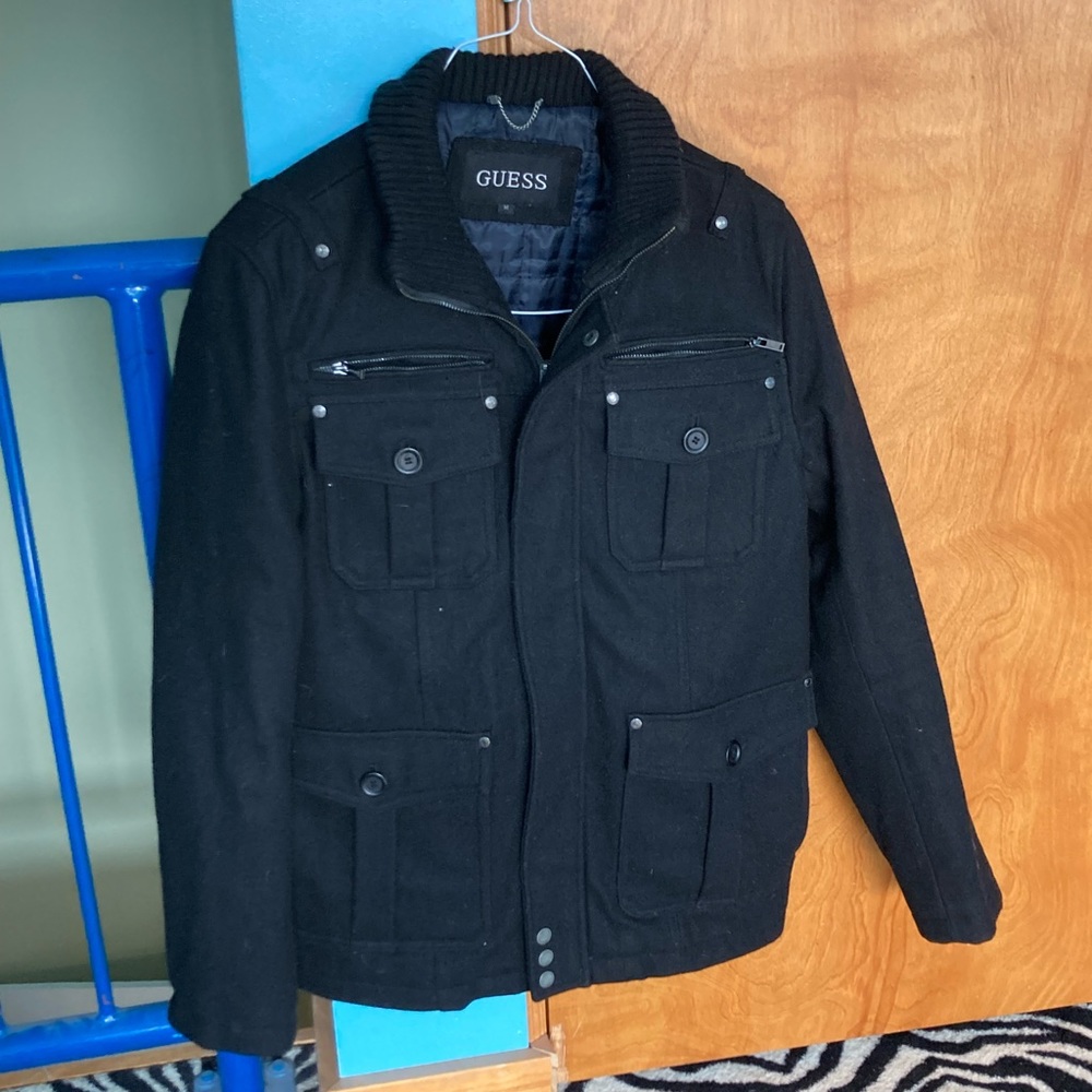 Guess Wool-Blend Bomber Jacket - image 4